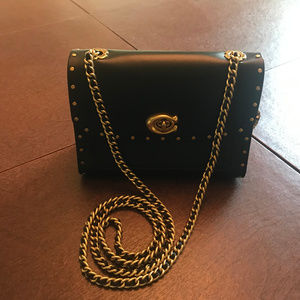 NWOT Authentic Coach Parker 18 with Rivets